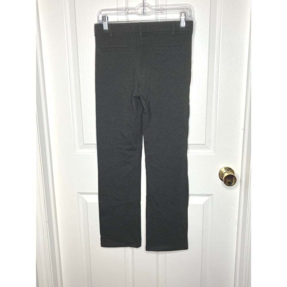 Betabrand Classic Straight Leg Dress Yoga Pant Womens Charcoal Small - Picture 3 of 6